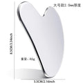 Factory direct stainless steel large heart-shaped scraping plate hand face scraping metal massage beauty tools wholesale
